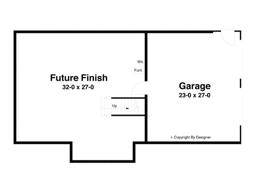 Lower Level image of Dickens-C House Plan